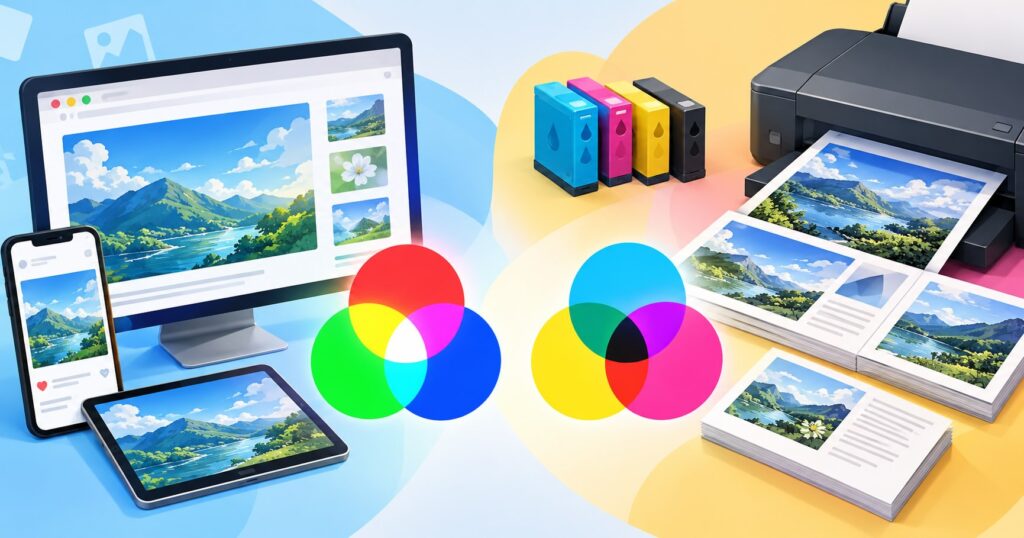 イラスト納品時のRGB・CMYKと解像度の設定